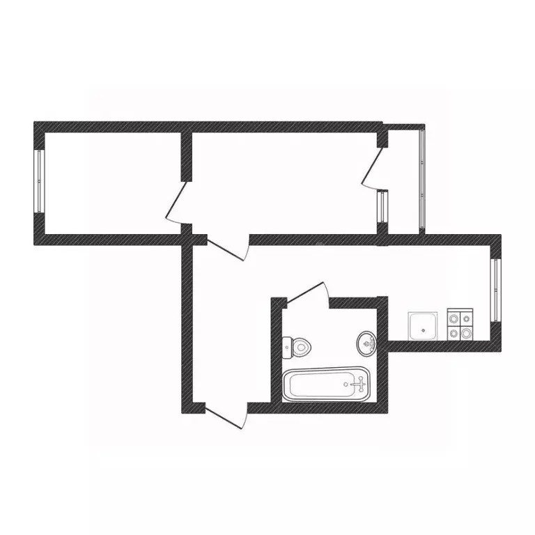 2-к кв. Белгородская область, Белгород ул. 3-го Интернационала, 39 ... - Фото 2
