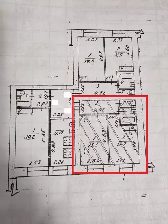 2-к кв. Татарстан, Казань ул. Маршала Чуйкова, 53 (37.8 м) - Фото 2