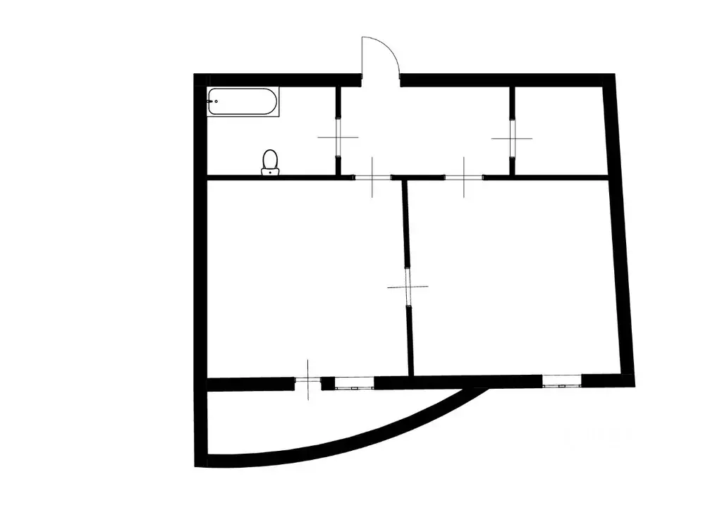 1-к кв. Московская область, Долгопрудный Новый бул., 2 (50.0 м) - Фото 1