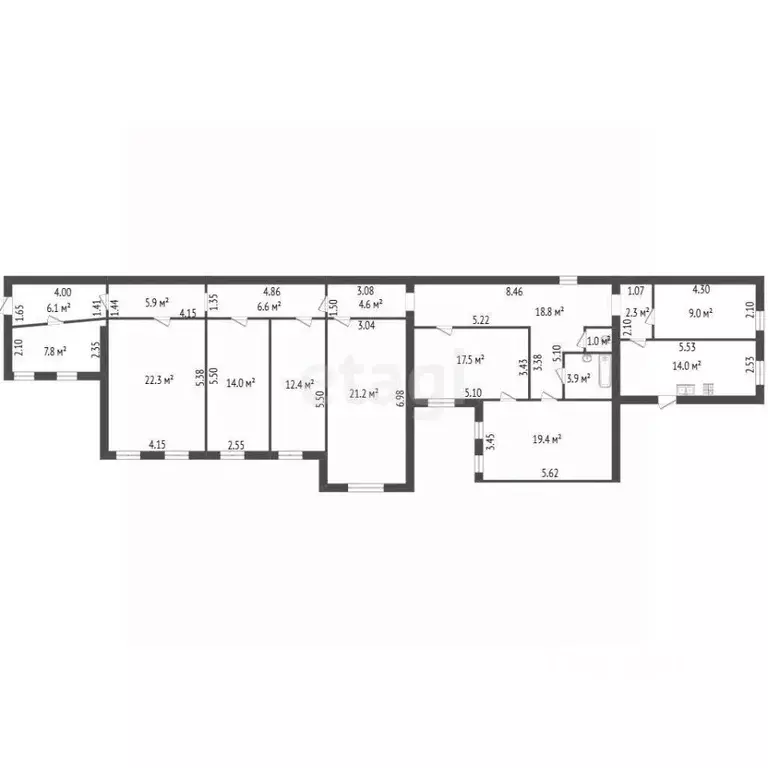 6-к кв. Санкт-Петербург ул. Марата, 30 (186.0 м) - Фото 2