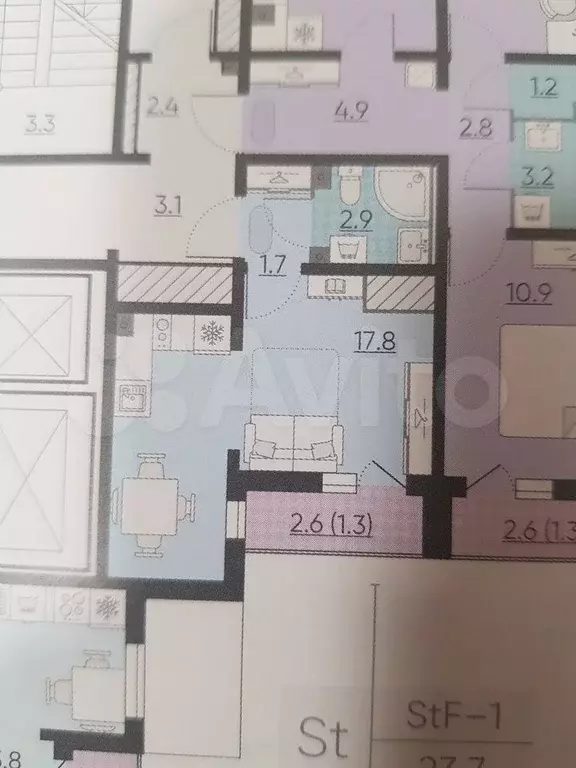 Квартира-студия, 25 м, 2/23 эт. - Фото 0
