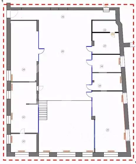 Помещение свободного назначения в Москва Холодильный пер., 3к1с6 (753 ... - Фото 2
