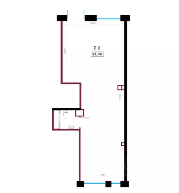 Помещение свободного назначения в Санкт-Петербург Лисичанская ул., 22 ... - Фото 1