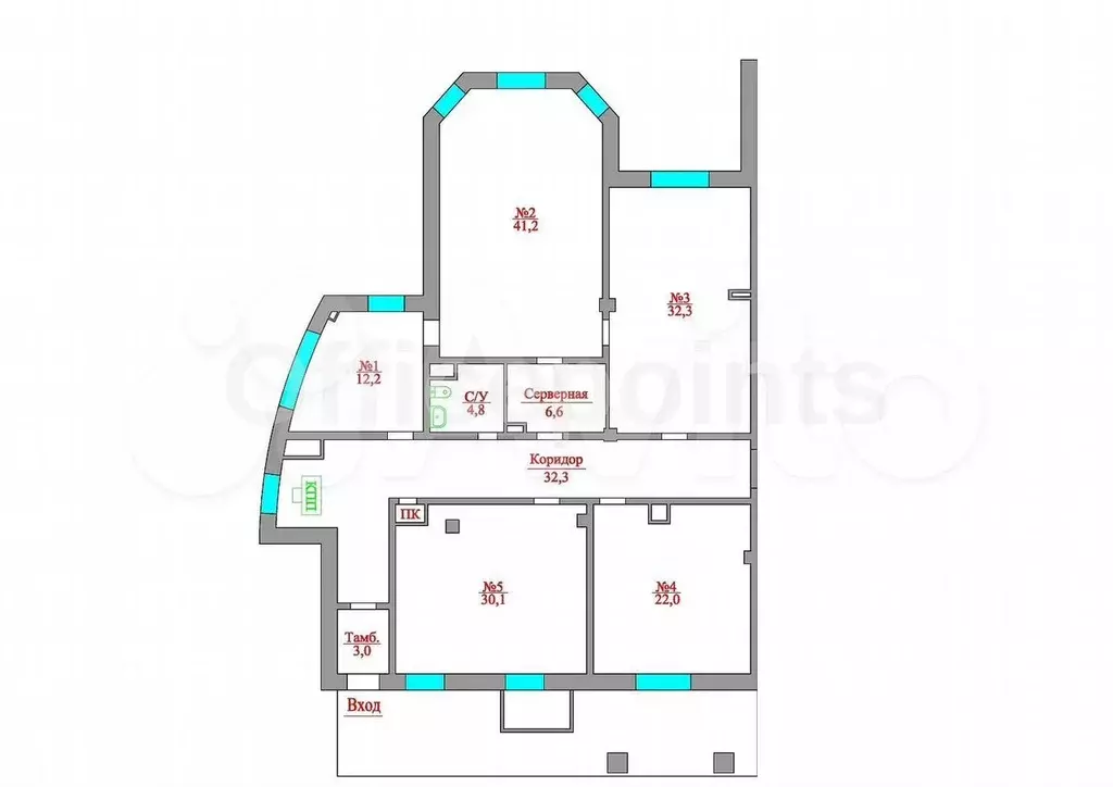 Офис 185 кв.м - Фото 0