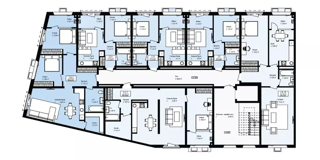 1-к кв. Дагестан, Дербент Камеллия жилой комплекс (37.52 м) - Фото 2