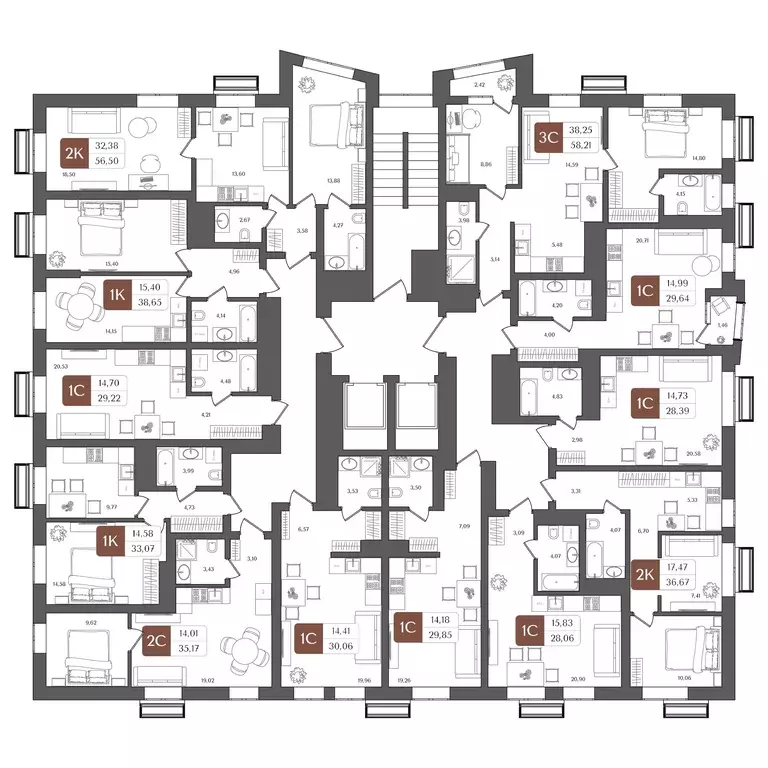 1-к кв. Башкортостан, Уфа Глумилино жилрайон, Холмогоры жилой комплекс ... - Фото 2