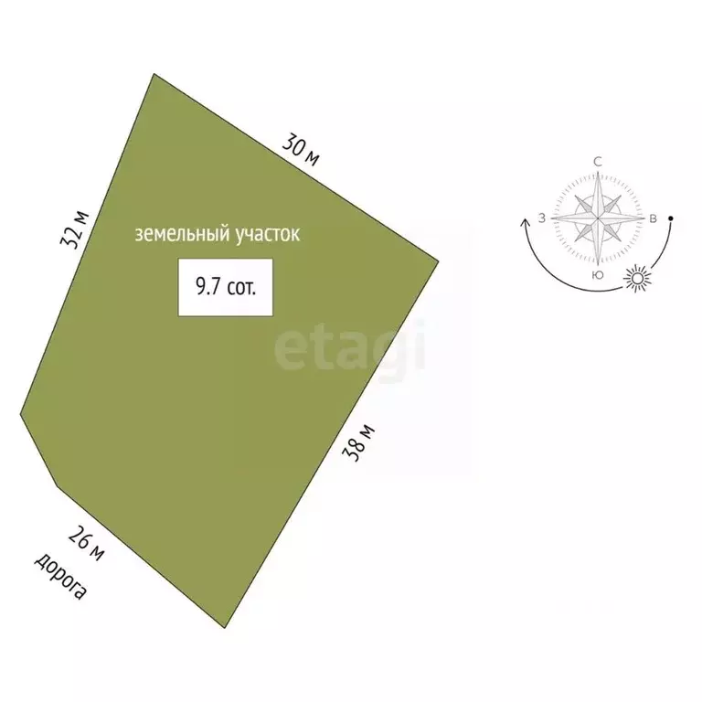 Участок в Ростовская область, Родионово-Несветайский район, ... - Фото 2