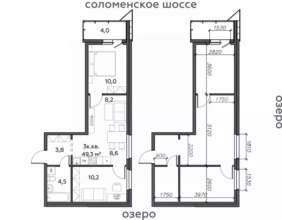 3-к кв. Карелия, Петрозаводск Район Северная промзона, Вороний Наволок ... - Фото 0