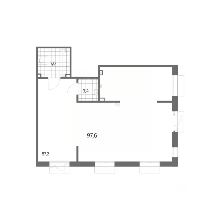 Помещение свободного назначения в Санкт-Петербург ул. Шкиперский ... - Фото 2