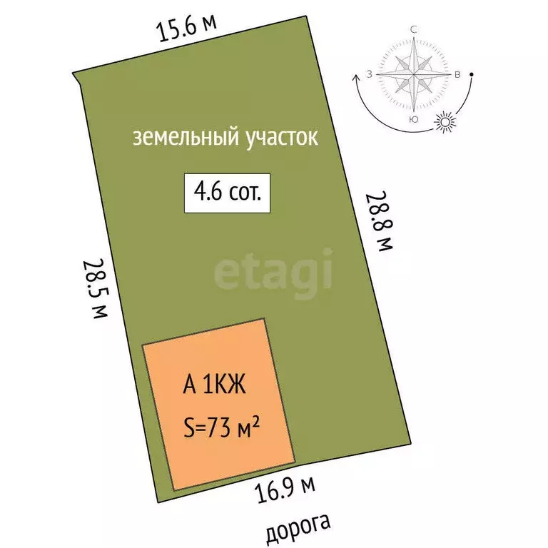 Дом в Тюмень, улица Шевченко (73 м) - Фото 2