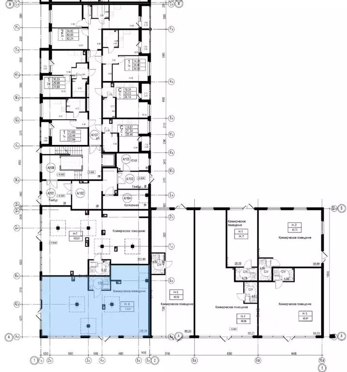 Помещение свободного назначения в Ленинградская область, Кудрово г. ... - Фото 1