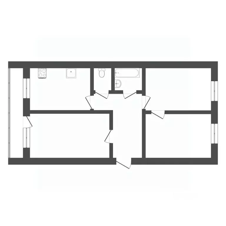 3-к кв. Тюменская область, Тюмень Инженерная ул., 64 (59.6 м) - Фото 1