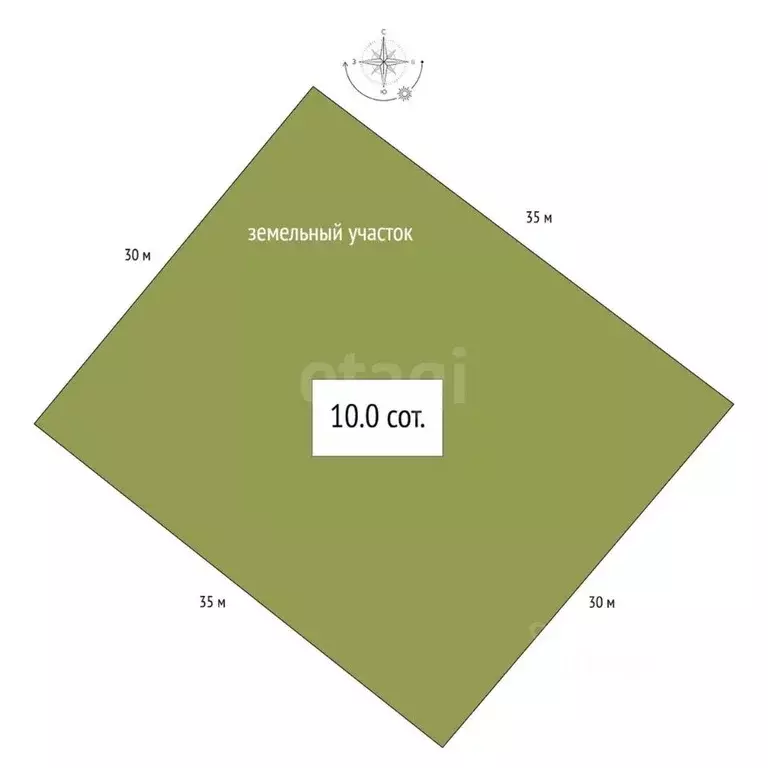 Участок в Новосибирская область, Бердск Морская ул. (10.0 сот.) - Фото 2