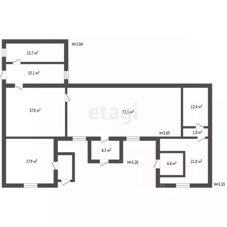 Дом в Саха (Якутия), Покровск ул. Братьев Ксенофонтовых, 10 (202 м) - Фото 1