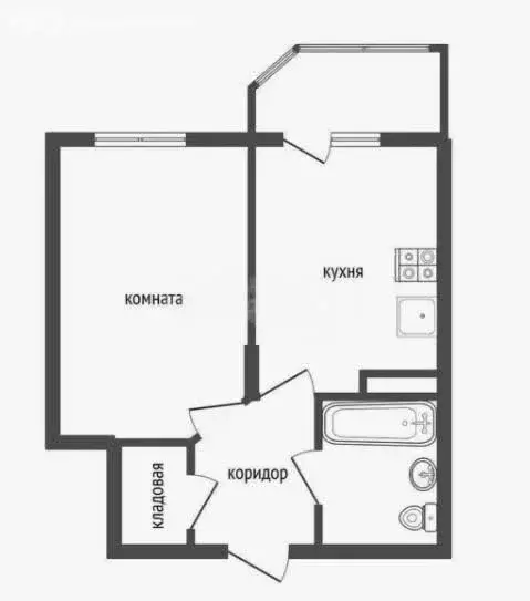 1-комнатная квартира: Воронеж, улица Саврасова, 86 (32.2 м) - Фото 1