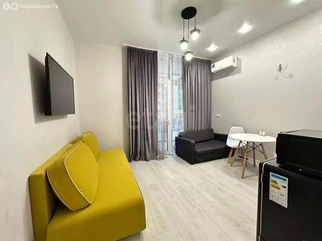 Квартира-студия: село Ольгинка, 3-й микрорайон, 21 (19.4 м) - Фото 1