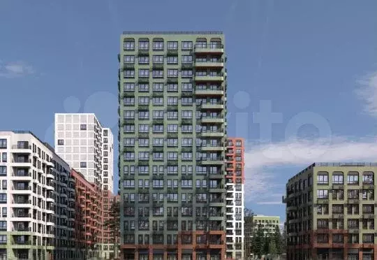 3-к. квартира, 77,7 м, 9/19 эт. - Фото 1