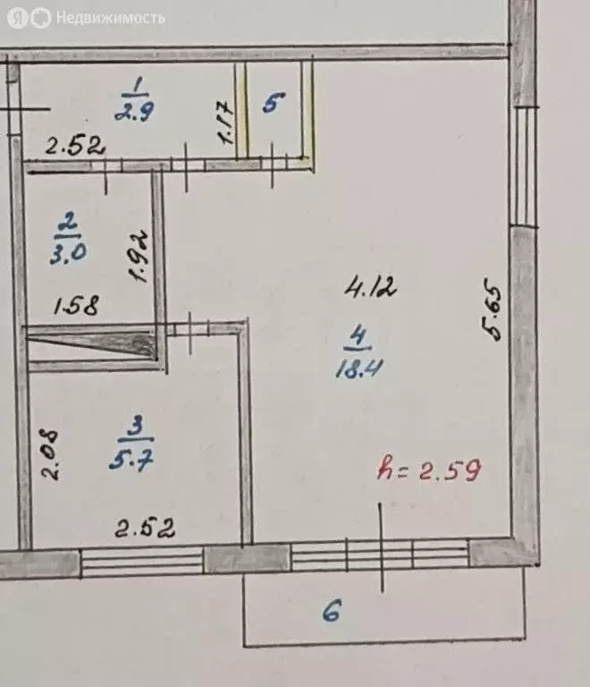 1-комнатная квартира: Новодвинск, улица Советов, 11 (30.8 м) - Фото 0