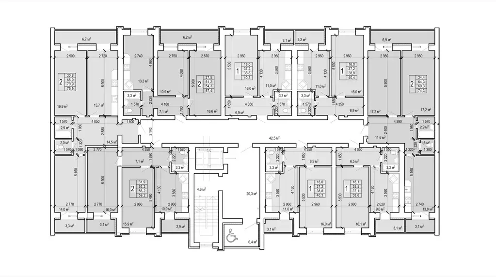 1-к кв. Саратовская область, Энгельс Новобазарная ул., 4 (40.4 м) - Фото 2