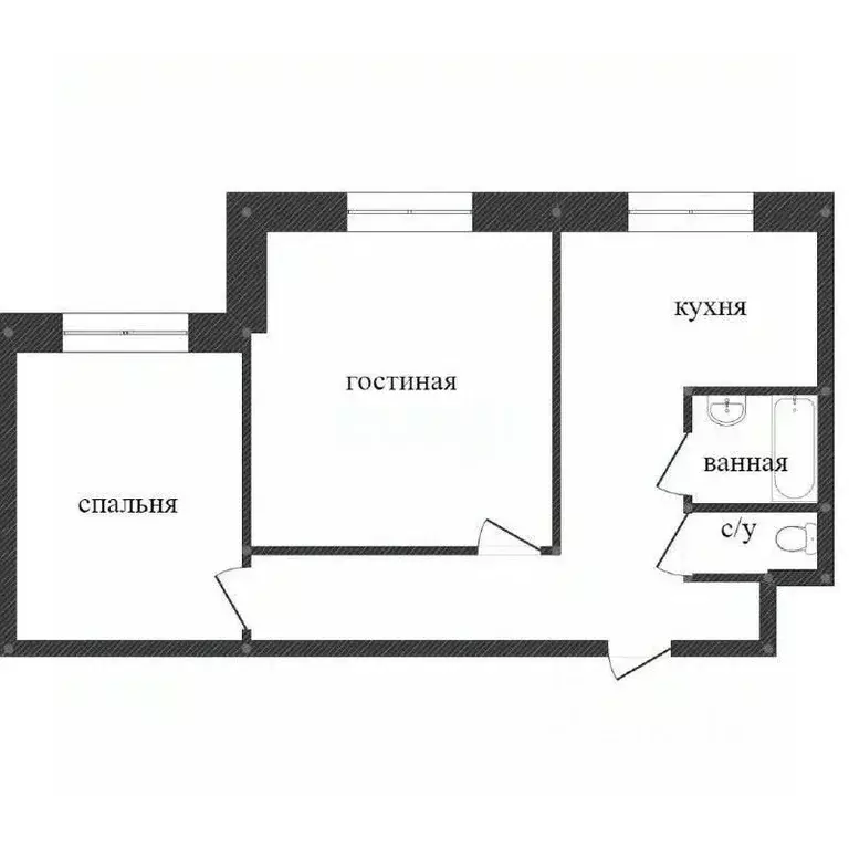 2-к кв. Ярославская область, Ярославль ул. Серго Орджоникидзе, 8к3 ... - Фото 2