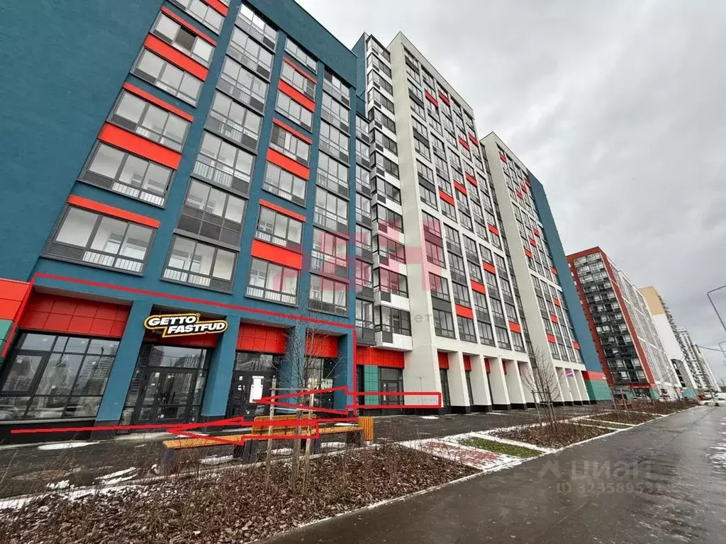 Торговая площадь в Свердловская область, Екатеринбург ул. Евгения ... - Фото 1