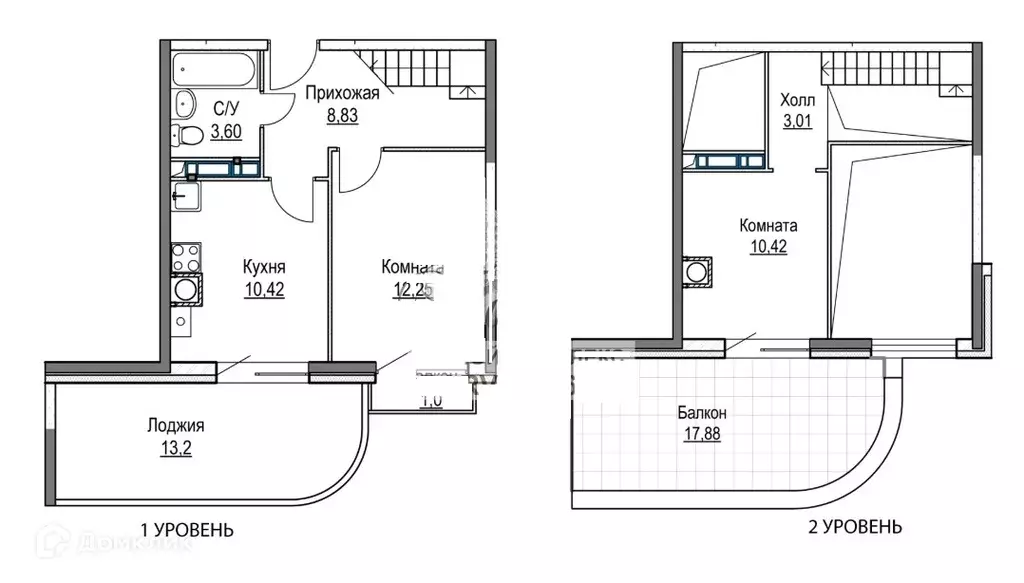 Продаётся 1-к квартира, 80.61 м - Фото 0