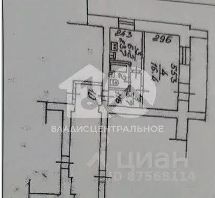 1-к кв. Новосибирская область, Новосибирск Линейная ул., 45/2 (29.1 м) - Фото 2