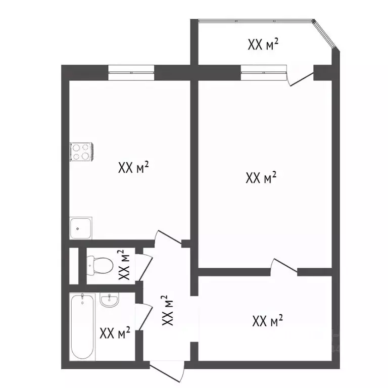 1-к кв. Тюменская область, Тюмень Широтная ул., 167к2 (44.9 м) - Фото 2