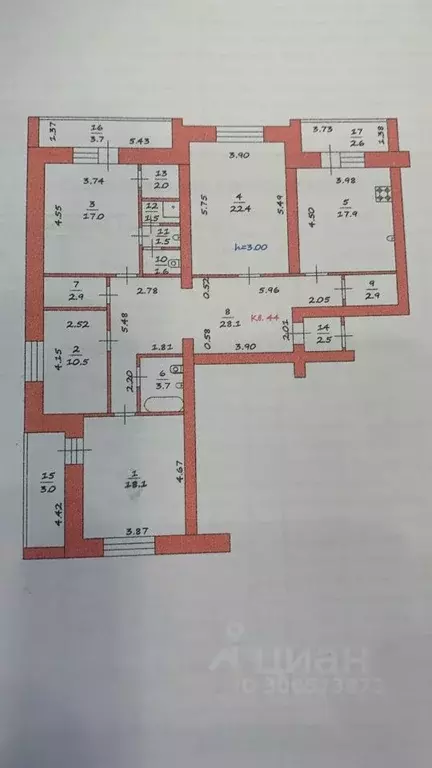 4-к кв. марий эл, йошкар-ола ул. дружбы, 87 (141.0 м) - Фото 1