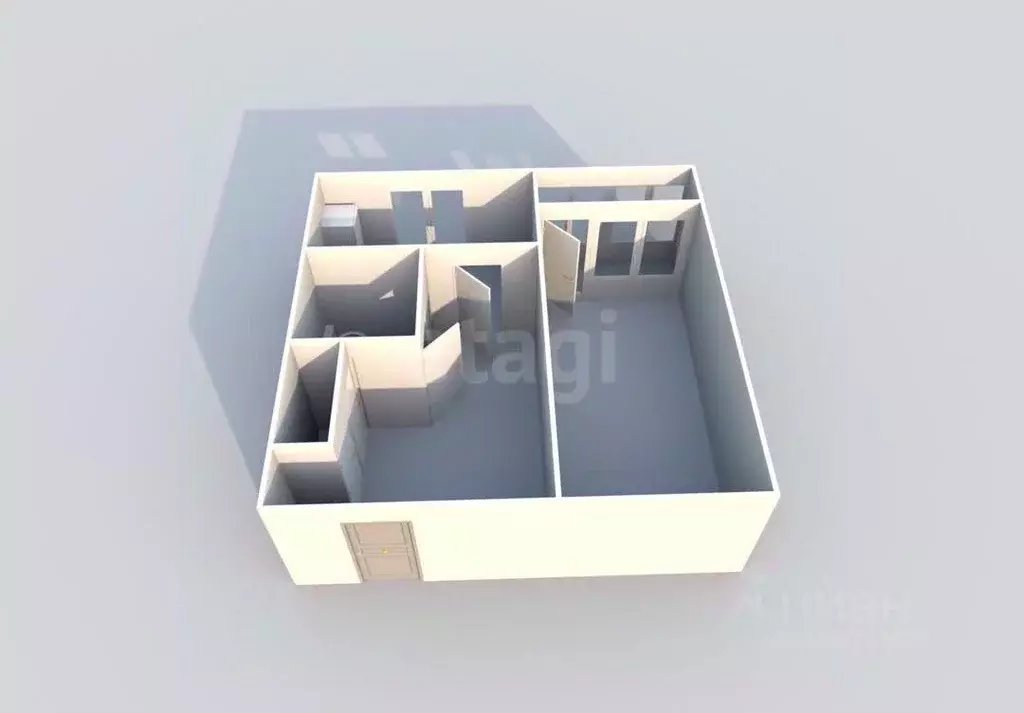 1-к кв. Сахалинская область, Невельск ул. Вакканай, 6 (31.8 м) - Фото 2