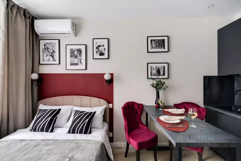 Студия Москва Березовая аллея, 19к3 (25.0 м) - Фото 1