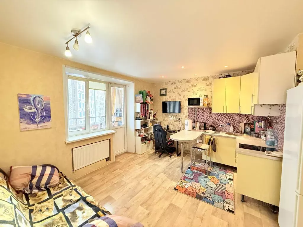 Студия Московская область, Ленинский городской округ, д. Сапроново, ... - Фото 1