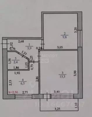 2-к кв. Оренбургская область, Сакмарский район, пос. Красный Коммунар ... - Фото 2