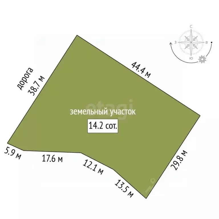 Участок в Ленинградская область, Всеволожский район, Колтушское ... - Фото 2