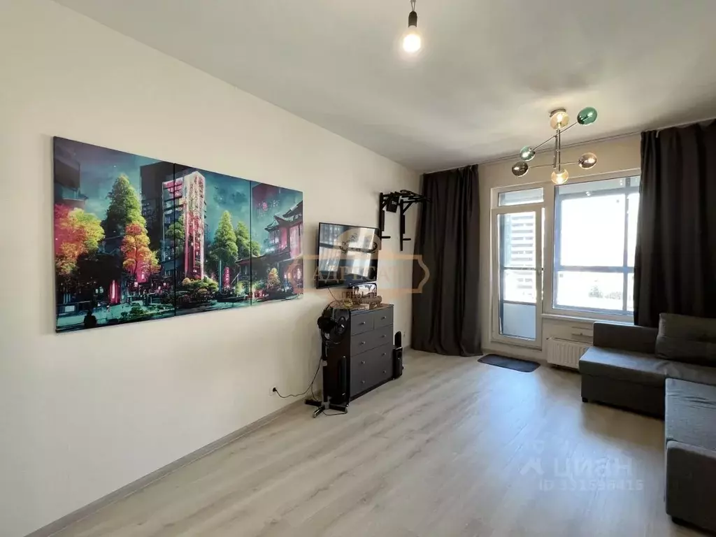 Студия Санкт-Петербург ул. Русановская, 20к1 (31.0 м) - Фото 2