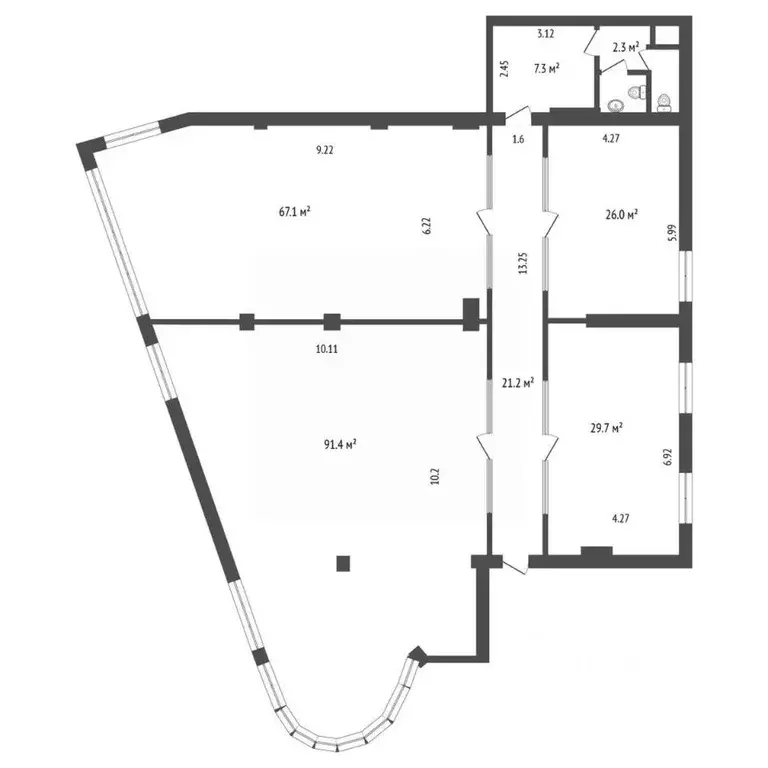 Офис в Архангельская область, Архангельск ул. Логинова, 20 (271 м) - Фото 1