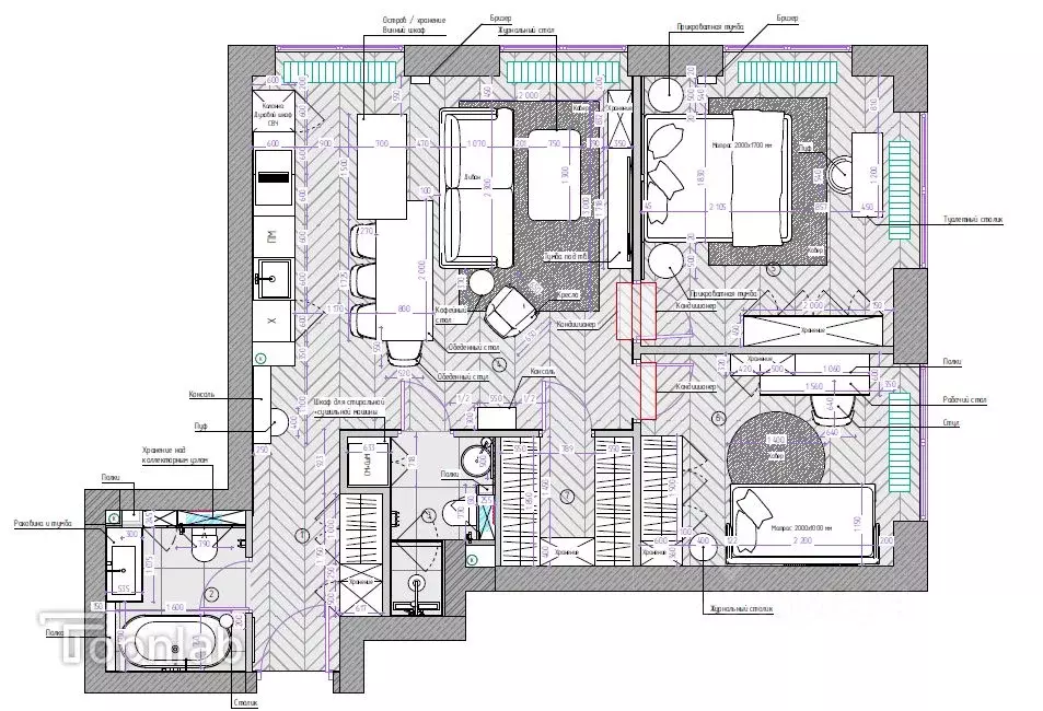 3-к кв. Москва просп. Андропова, 9/1к2 (73.3 м) - Фото 2