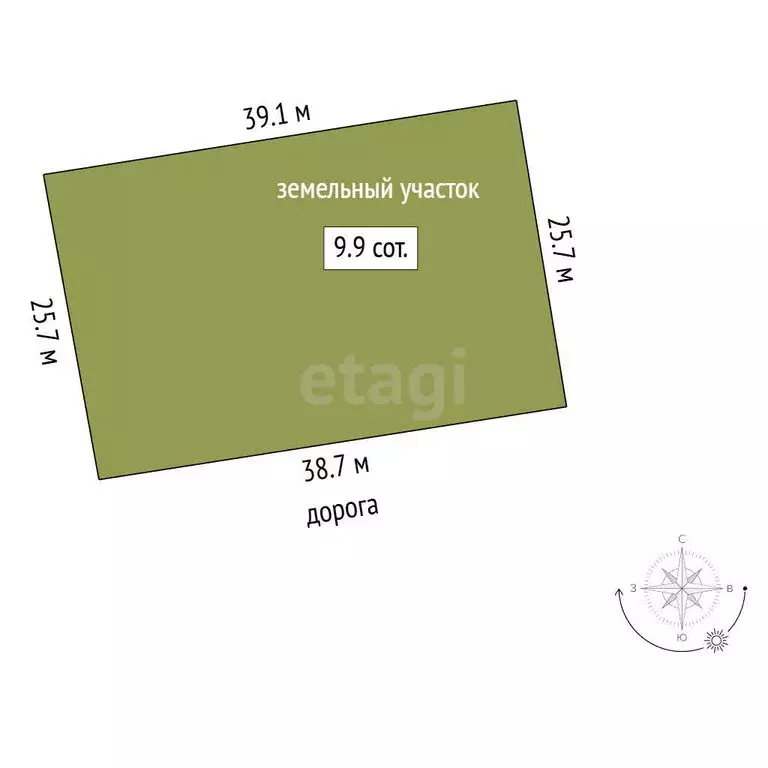 Участок в Севастополь, Муромская улица (9.9 м) - Фото 1