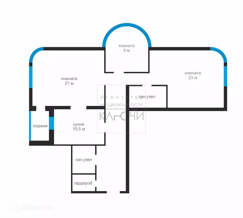 Продаётся 3-к квартира, 106.2 м - Фото 1