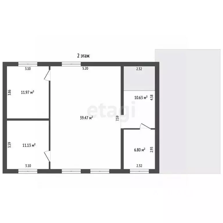 Дом в Крым, Судак ул. Номан Челеби Джихан (202 м) - Фото 2