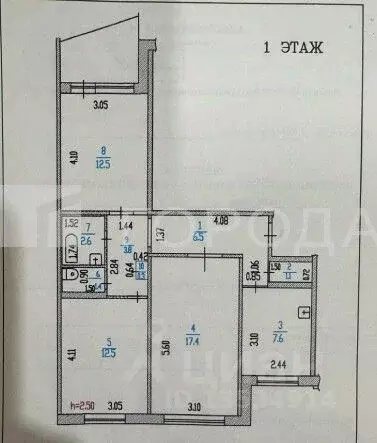 3-к кв. Алтайский край, Барнаул Красноармейский просп., 51 (66.7 м) - Фото 2