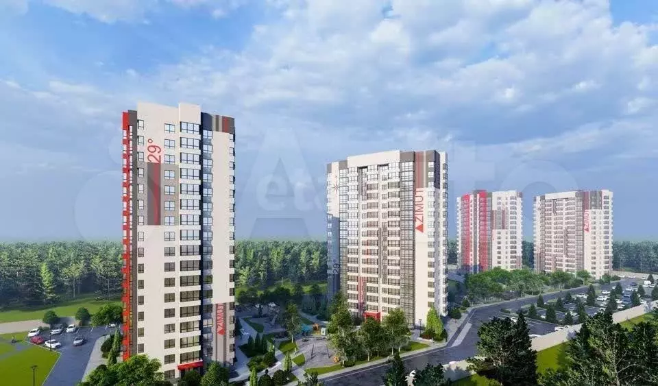 Квартира-студия, 25,3 м, 11/17 эт. - Фото 1