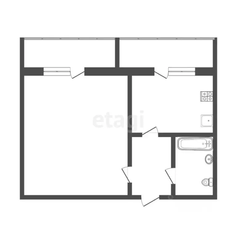 1-к кв. Мордовия, Саранск ул. Степана Разина, 37А (29.8 м) - Фото 0