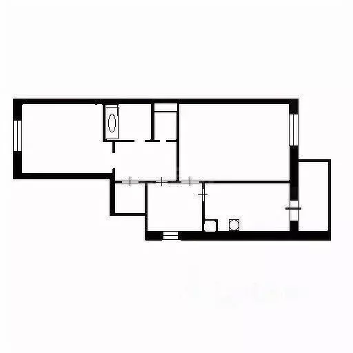 2-к кв. Башкортостан, Уфа Бакалинская ул., 19 (58.3 м) - Фото 1