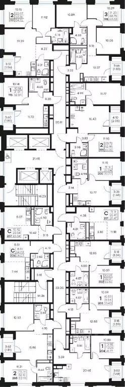 1-к кв. Нижегородская область, Нижний Новгород Глоракс Левобережный ... - Фото 2