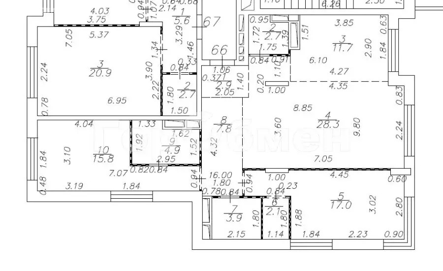 3-комнатная квартира: Москва, 1-я улица Бухвостова, 2к3 (97 м) - Фото 1