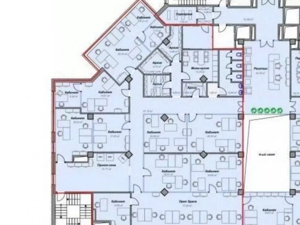 Офис в Москва Брянская ул., 5 (523 м) - Фото 2