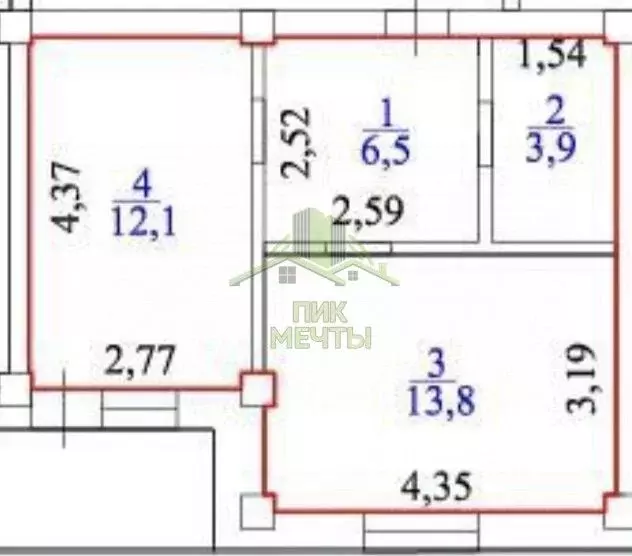 1-к кв. Бурятия, Улан-Удэ 105-й мкр, 46 (36.3 м) - Фото 2