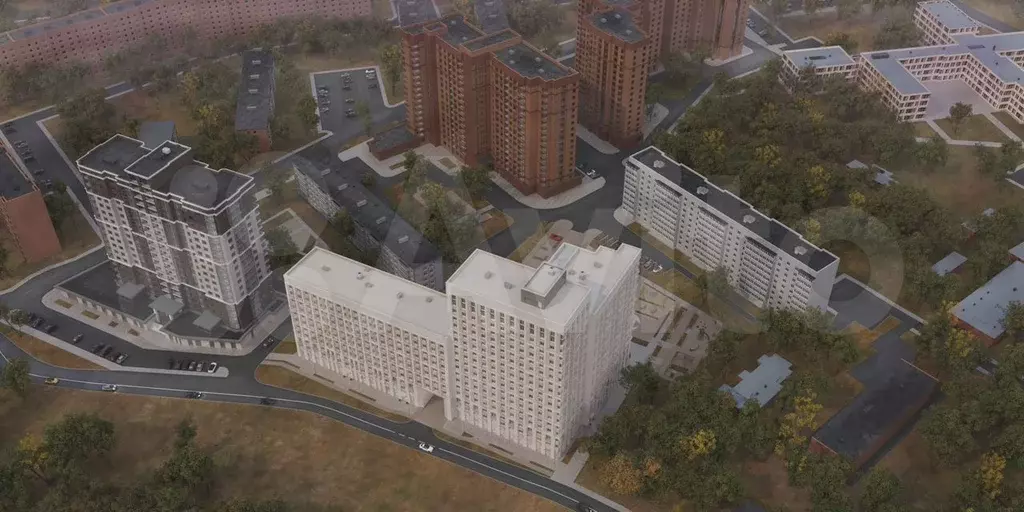 1-к. квартира, 42,9 м, 10/11 эт. - Фото 1