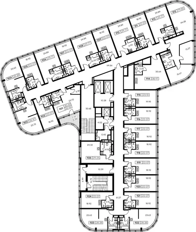Квартира-студия: Санкт-Петербург, ЖК Глоракс Заневский (28.4 м) - Фото 2
